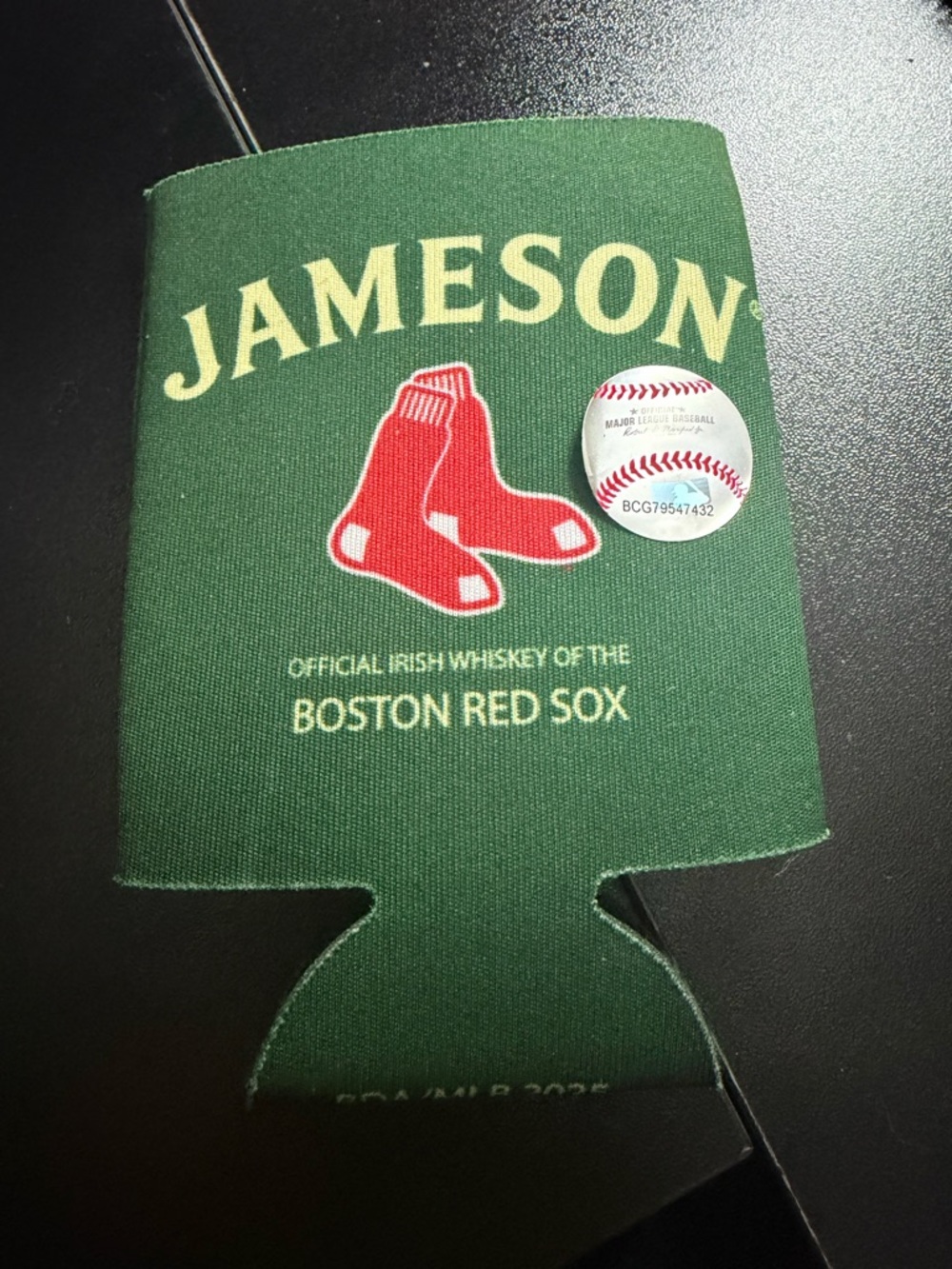 Boston Red Sox Green Can Cooler Koozie